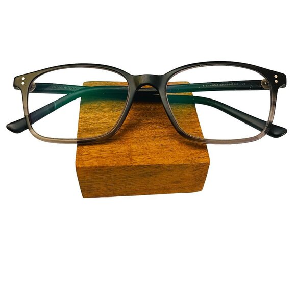 Danish Heritage ProDesign Collection Square Brown Sunglasses Eyeglasses … - Picture 1 of 9